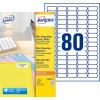 Etiquette mini L7632-25 Contenu: 2.000 Etiquettes / 25 Feuilles