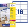 Etiquette adresse L7162-40 Contenu: 640 Etiquettes / 40 Feuilles