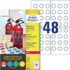 Pastilles calendrier infalsifiables L7801-10 Contenu: 480 Etiquettes / 10 Feuilles