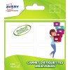 Carnet d'étiquettes décollables (30 x 45 mm) CAEN100
