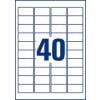 Etiquette indécollable, antieffraction L6145-20 25,4 x 45,7 mm