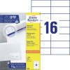 Etiquettes multi-usages 3484 Contenu: 1.600 Etiquettes / 100 Feuilles
