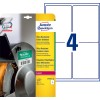 Etiquettes ultra résistantes L7915-10 Contenu: 40 Etiquettes / 10 Feuilles