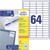 Etiquettes multi-usages 3667 Contenu: 6.400 Etiquettes / 100 Feuilles