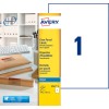 Etiquette adresse J8567-25 Contenu: 25 Etiquettes / 25 Feuilles