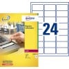 Etiquette indécollable, antieffraction L6146-20 Contenu: 480 Etiquettes / 20 Feuilles
