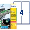 Etiquette ultra-résistante L4774-20 Contenu: 80 Etiquettes / 20 Feuilles