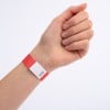 100 Bracelets en papier Tyvek® rouge TYVRD-10