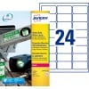 Etiquette ultra-résistante L4773-20 Contenu: 480 Etiquettes / 20 Feuilles