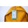 Lot de 2 étiquettes pour cartables, sac à dos et bagages, résistantes à l'eau BAGTAG