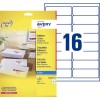 Etiquettes adresse J8162-10 Contenu: 160 Etiquettes / 10 Feuilles