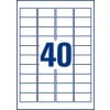 Etiquette mini L7654-100 25,4 x 45,7 mm