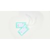 Lot de 2 étiquettes pour cartables, sac à dos et bagages, résistantes à l'eau BAGTAG