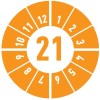 Pastilles calendrier 2021 CAL21PE Contenu: 48 Etiquettes / 4 Feuille