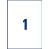 Etiquette ultra-résistante J4775-10 297 x 210 mm