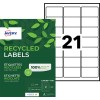 Etiquettes 100% recyclées LR7160-100 Contenu: 2.100 Etiquettes / 100 Feuilles