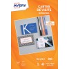 40 cartes de visite brillantes bords lisses C32028-7