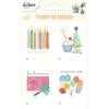 12 étiquettes cadeaux anniversaire - motifs pastels JGIFT04